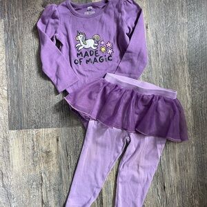 Purple Unicorn 12M Outfit